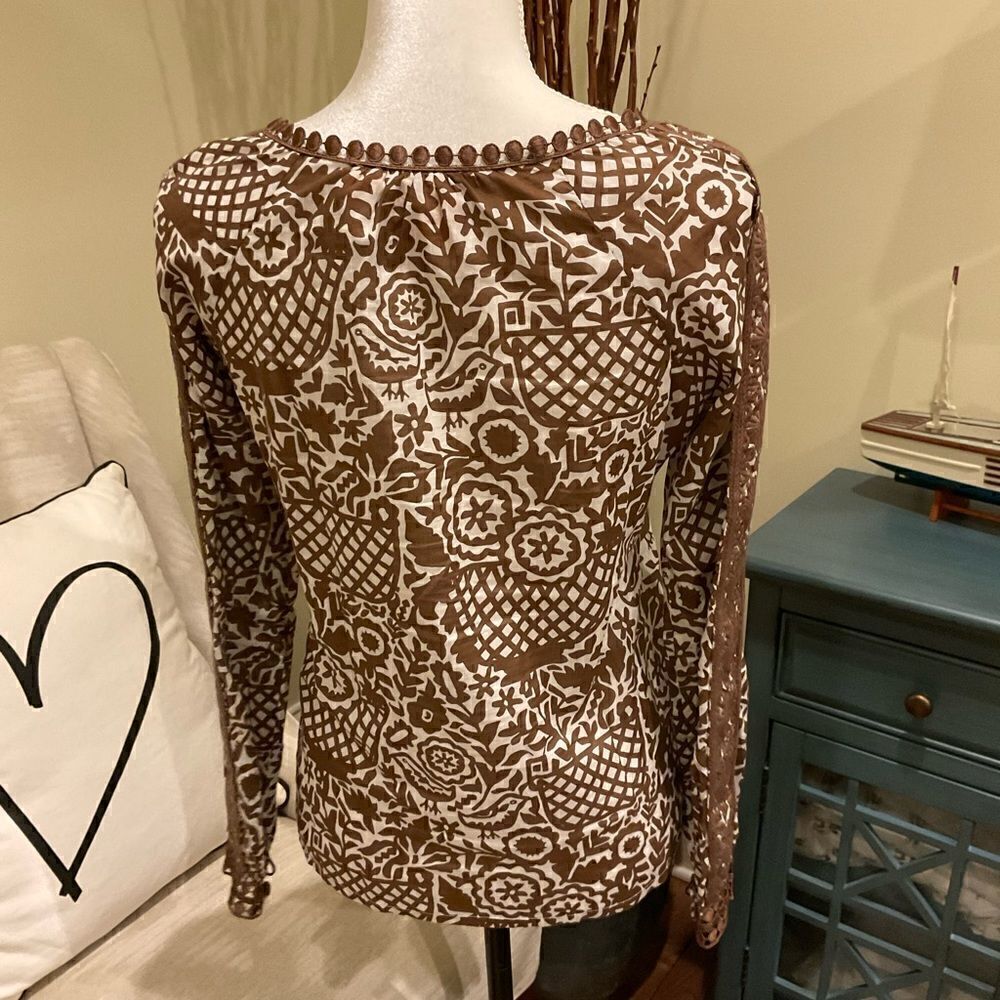 Tory Burch Scoop Neck Blouse 🩷 - Picture 3 of 4